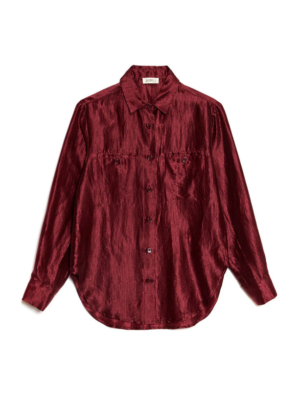 Feven Shirt - Bordeaux Red