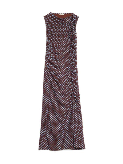 Mae Midi Dress - Coca Brown