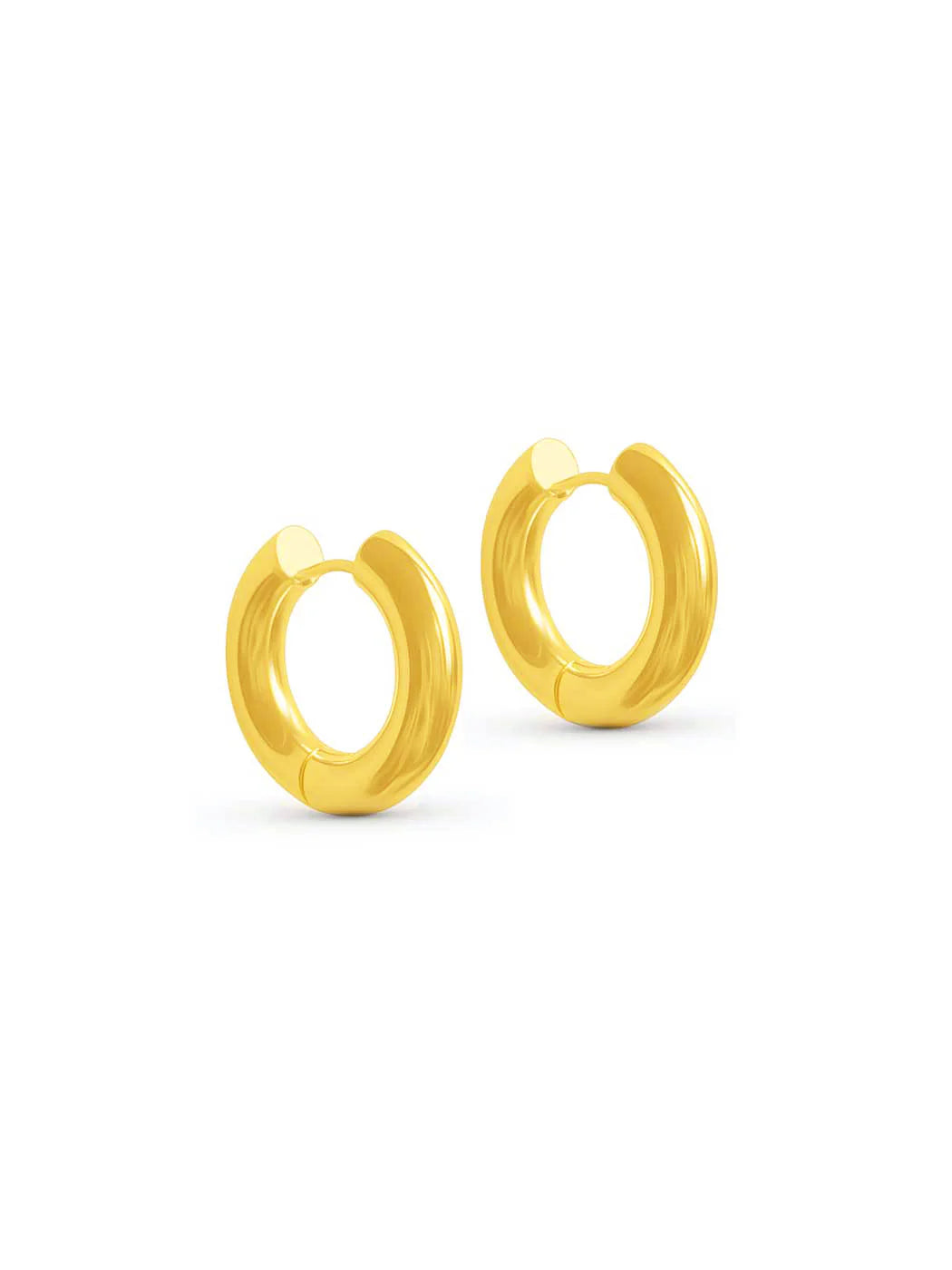 Harlow Chubby Hoops - Gold Plating