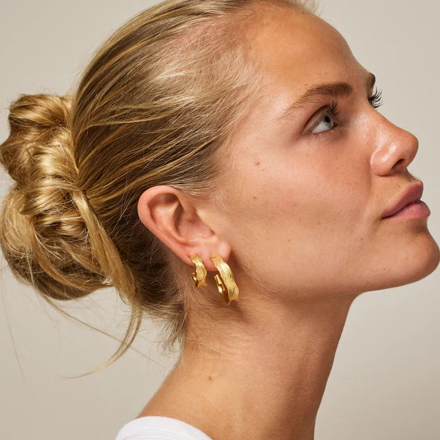 Ane Small Hoops - Gold