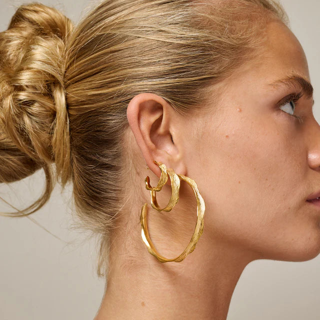 Ane Small Hoops - Gold