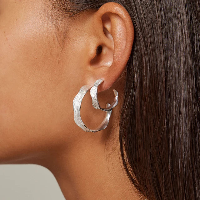 Ane Small Hoops - Silver