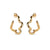 Curly Earrings - Gold