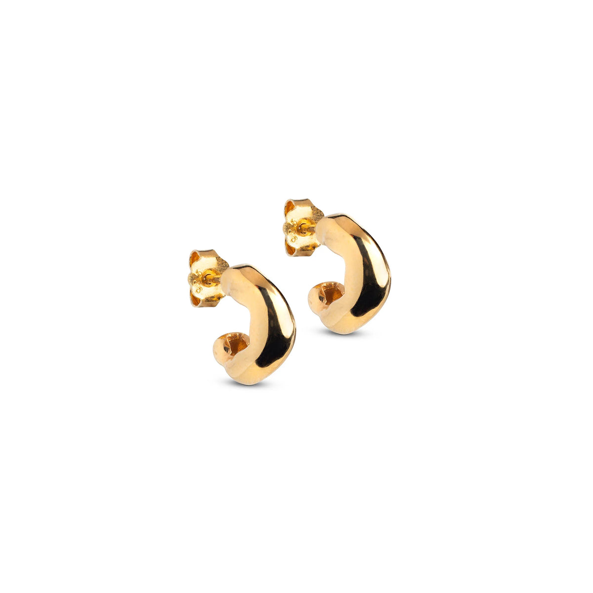 Gianna Small Hoops - Gold
