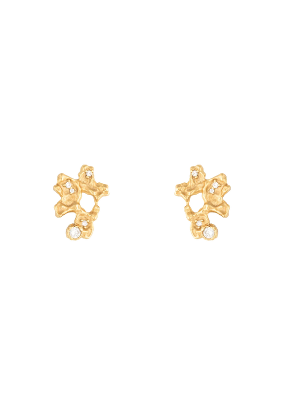 Ilium Gilded Earrings - Gold