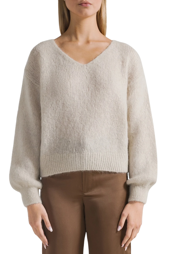 Milana LS Alpaca Pullover - Beige