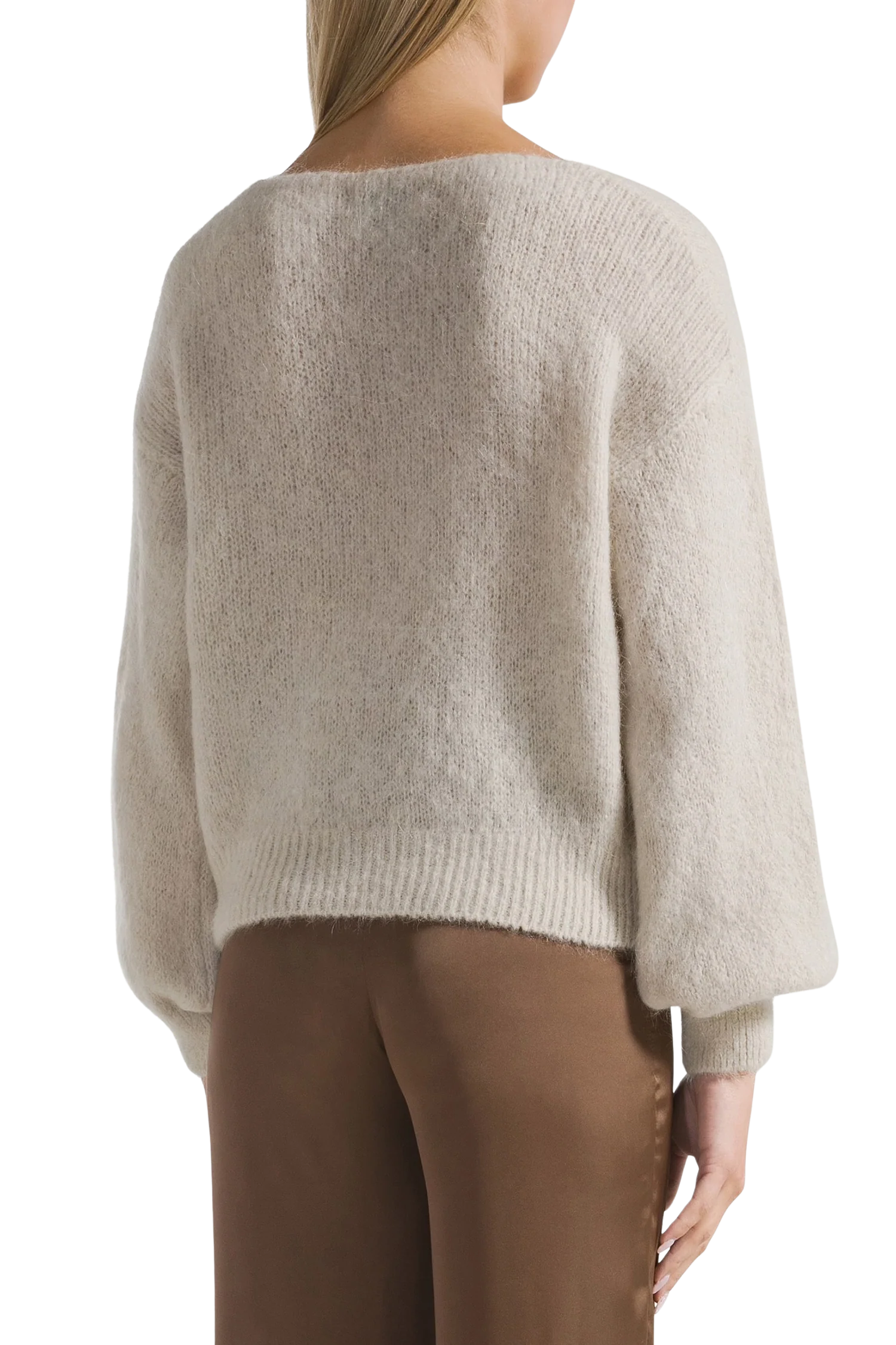 Milana LS Alpaca Pullover - Beige