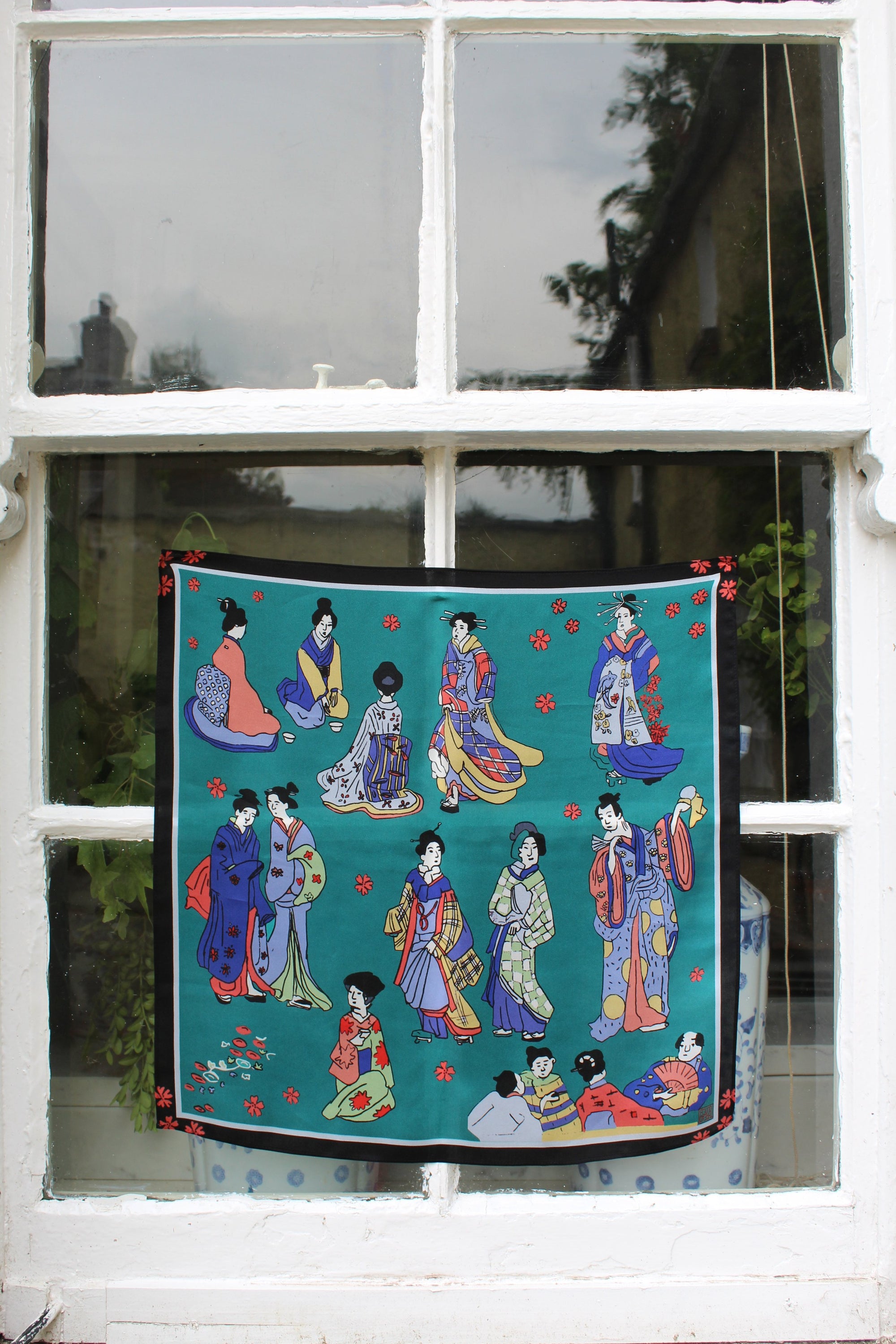 Silk Scarves - Gei (art) sha (person)