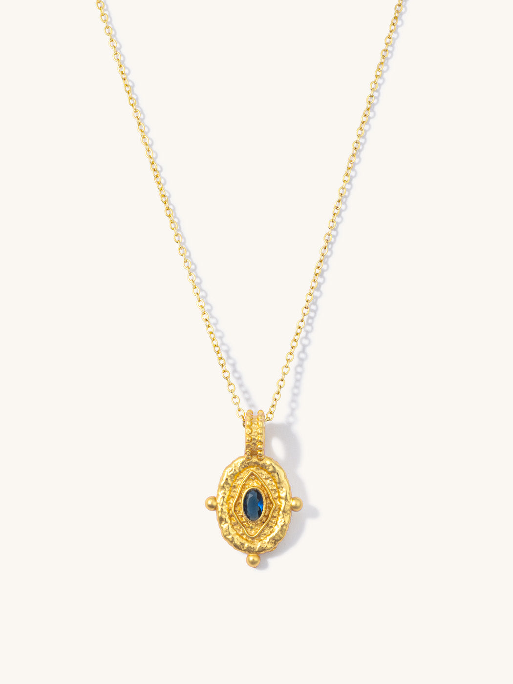 Indus Lapis Necklace - Gold Plating