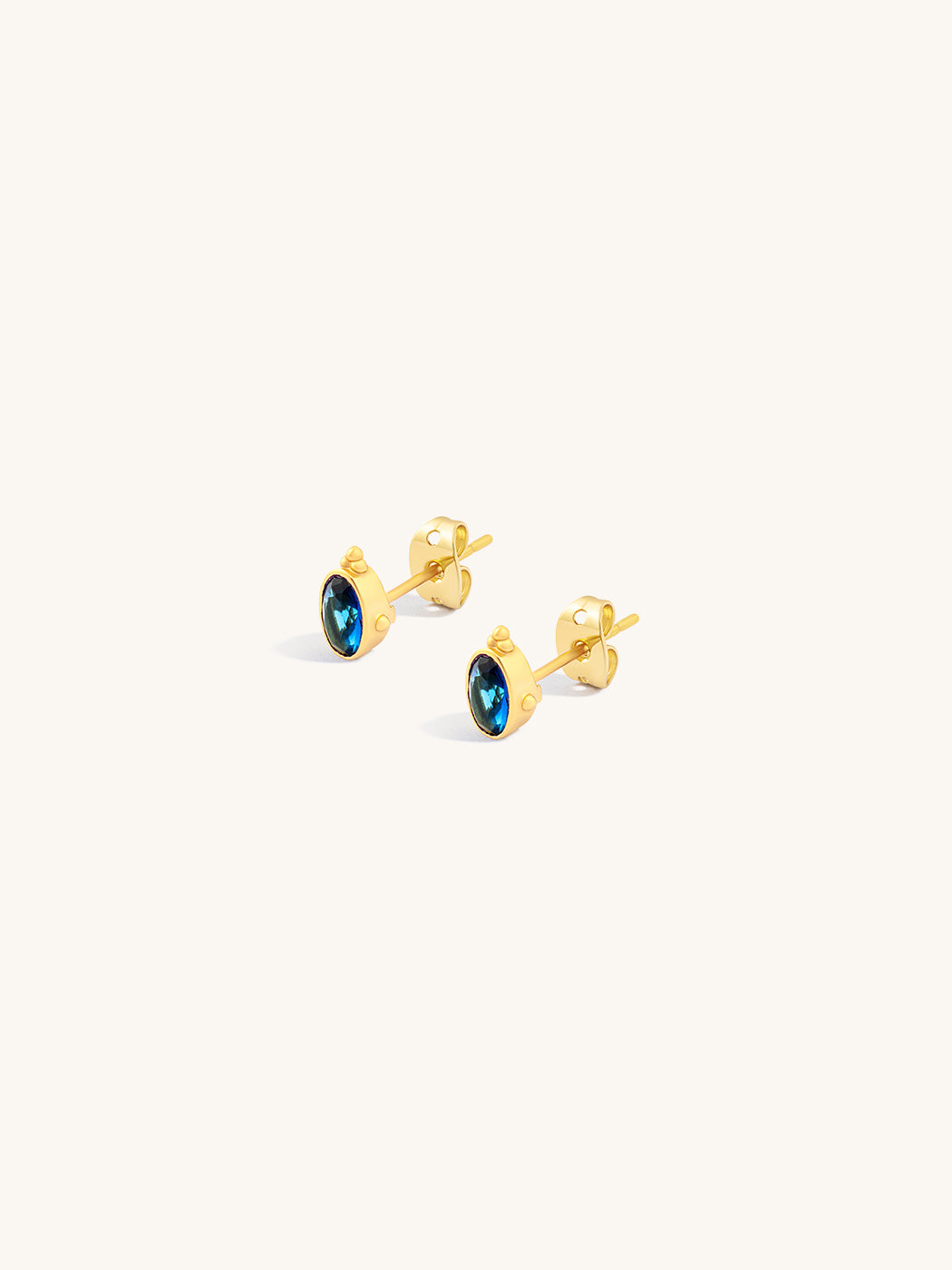 Indius Lapis Studs - Gold Plating