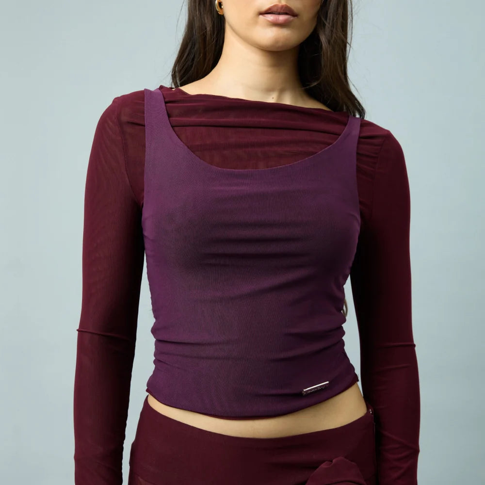 Double Layer LS Mesh Top - Multi