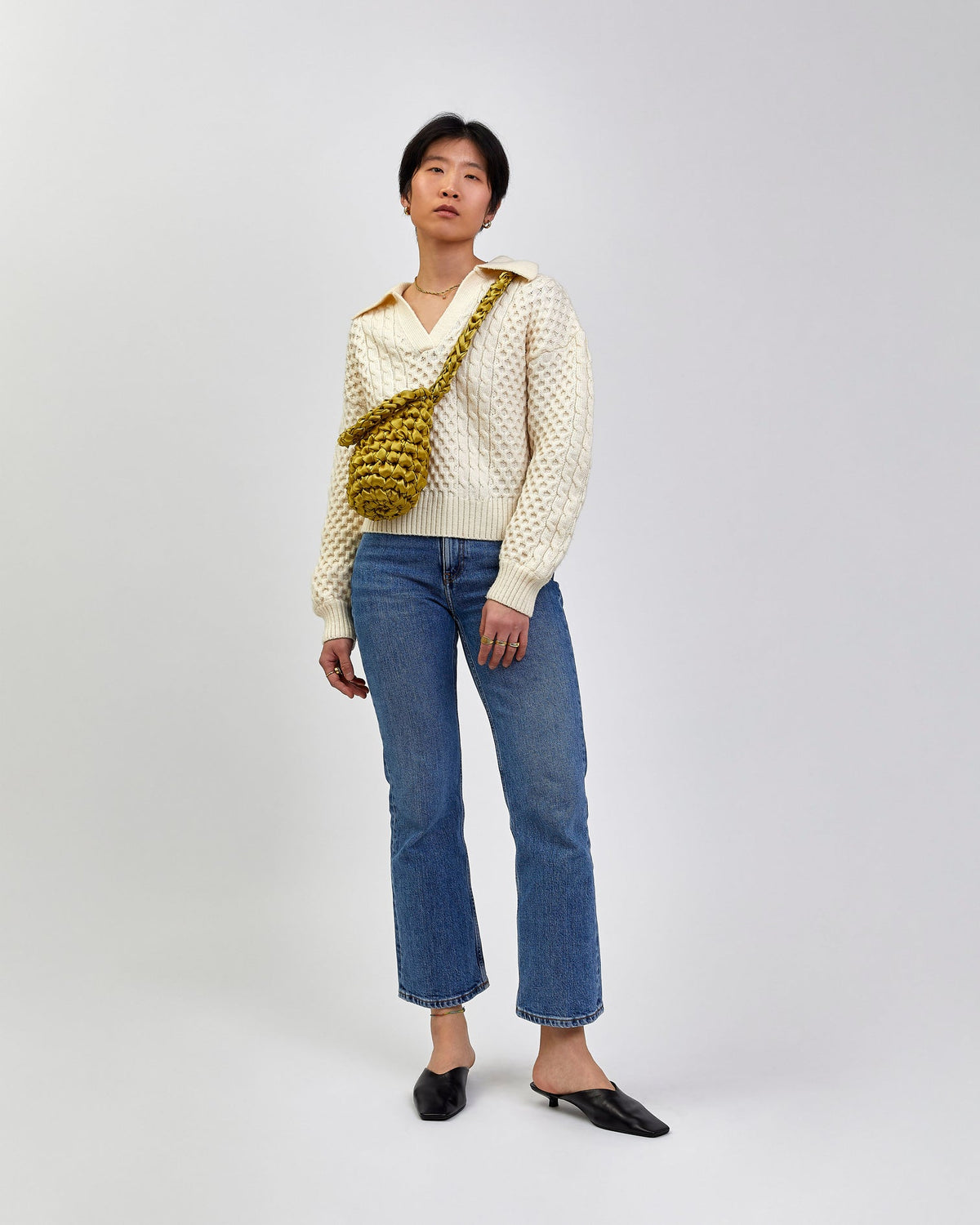 Crossbody Small Hive -Golden Olive