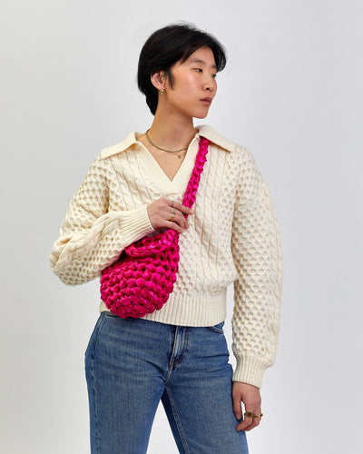 Crossbody Small Hive - Hot Pink