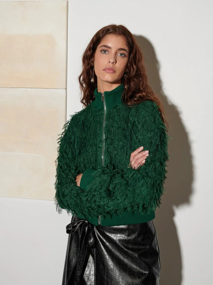 Femi Bomber Jacket - Spruce Green