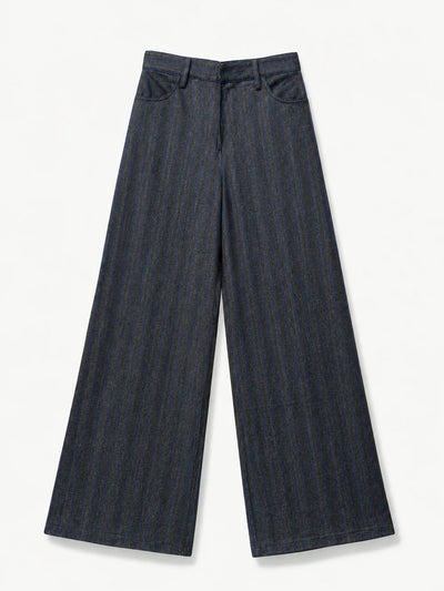 Katharina Cotton Jeans - Navy Stripe