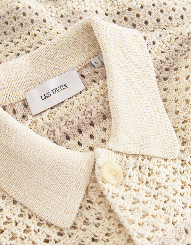 Gespertus SS Knit Shirt - Ivory