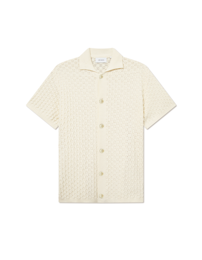 Gespertus SS Knit Shirt - Ivory