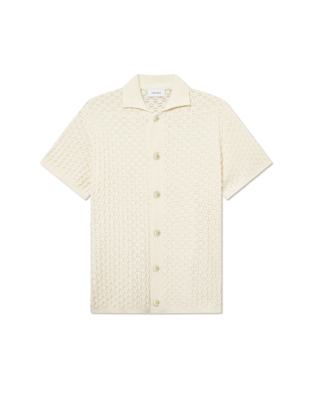 Gespertus SS Knit Shirt - Ivory