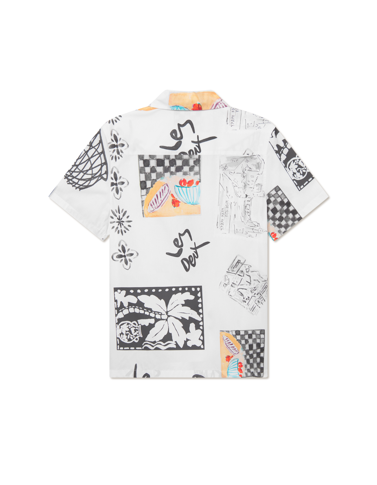 Kamar AOP SS Shirt - Light Ivory