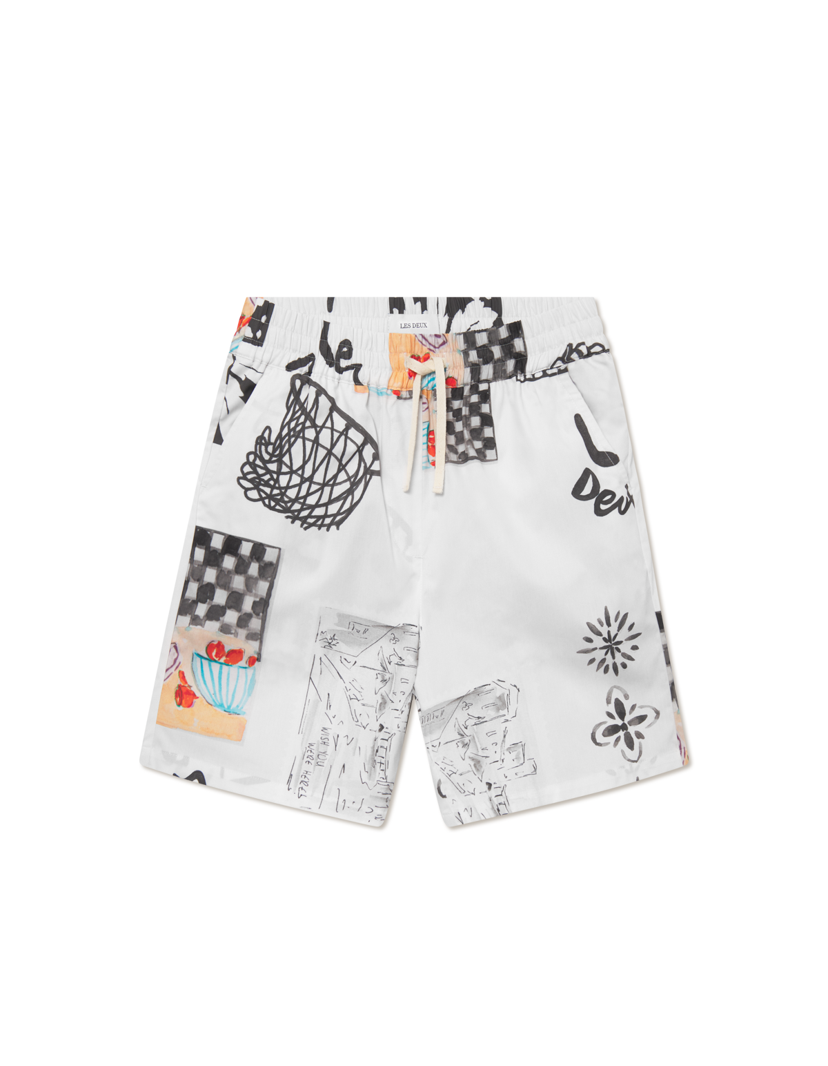 Otto AOP Shorts - Light Ivory