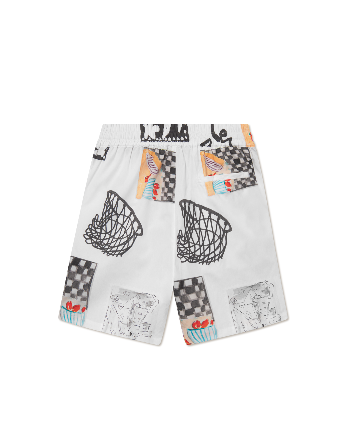 Otto AOP Shorts - Light Ivory