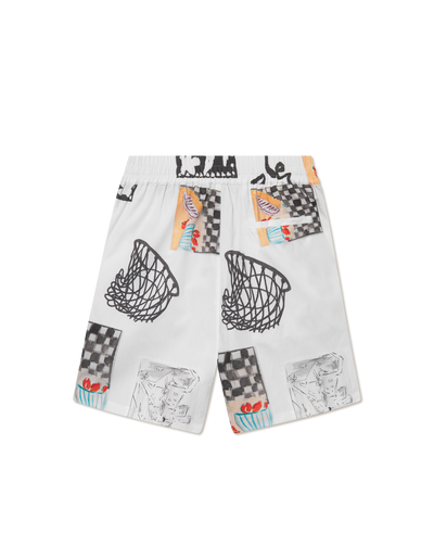 Otto AOP Shorts - Light Ivory