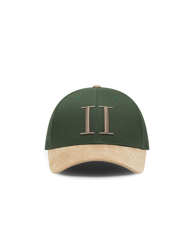Baseball Cap Contrast Suede II - Dark Chive Green/Warm Sand