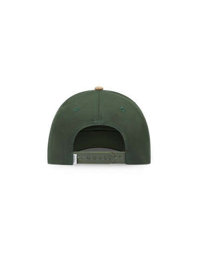 Baseball Cap Contrast Suede II - Dark Chive Green/Warm Sand