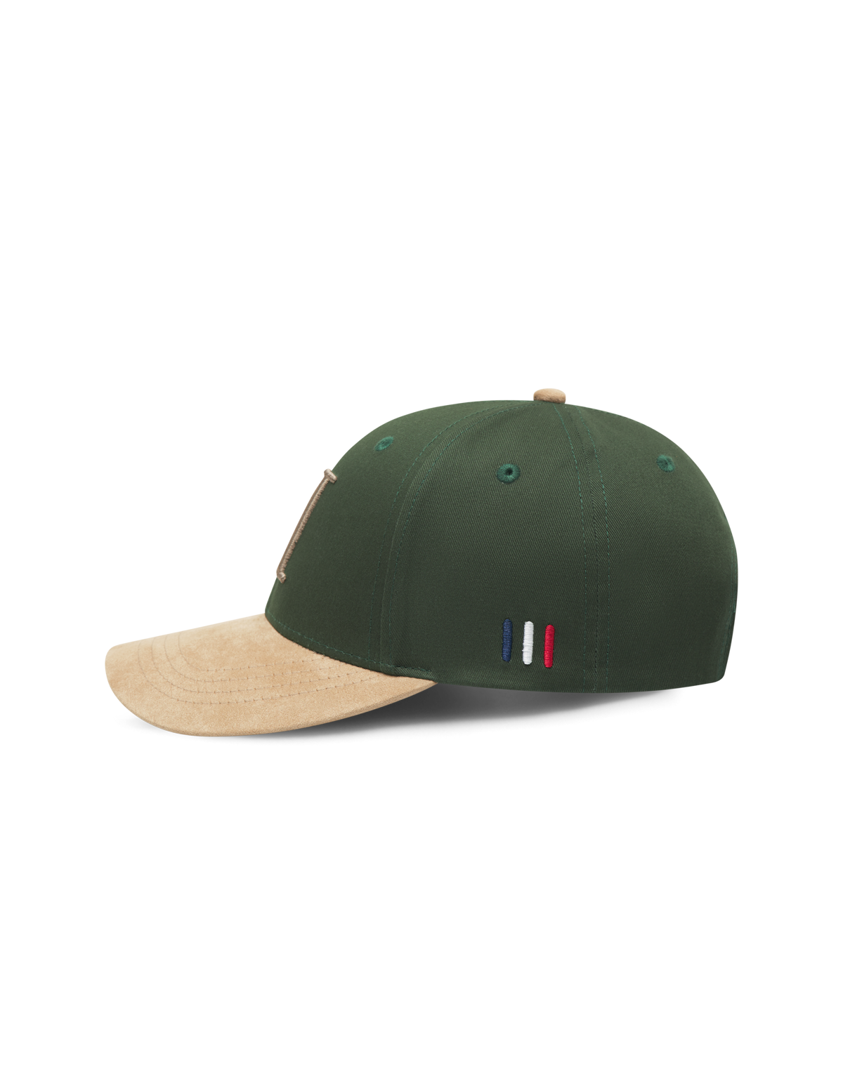 Baseball Cap Contrast Suede II - Dark Chive Green/Warm Sand