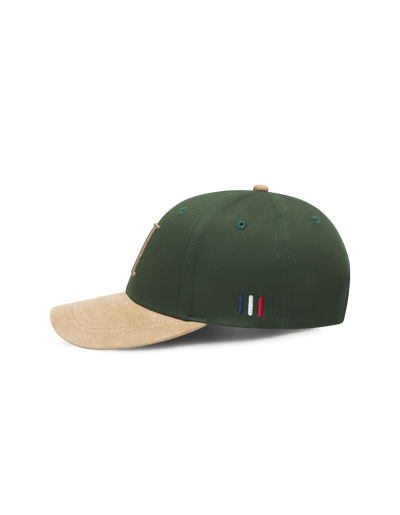 Baseball Cap Contrast Suede II - Dark Chive Green/Warm Sand
