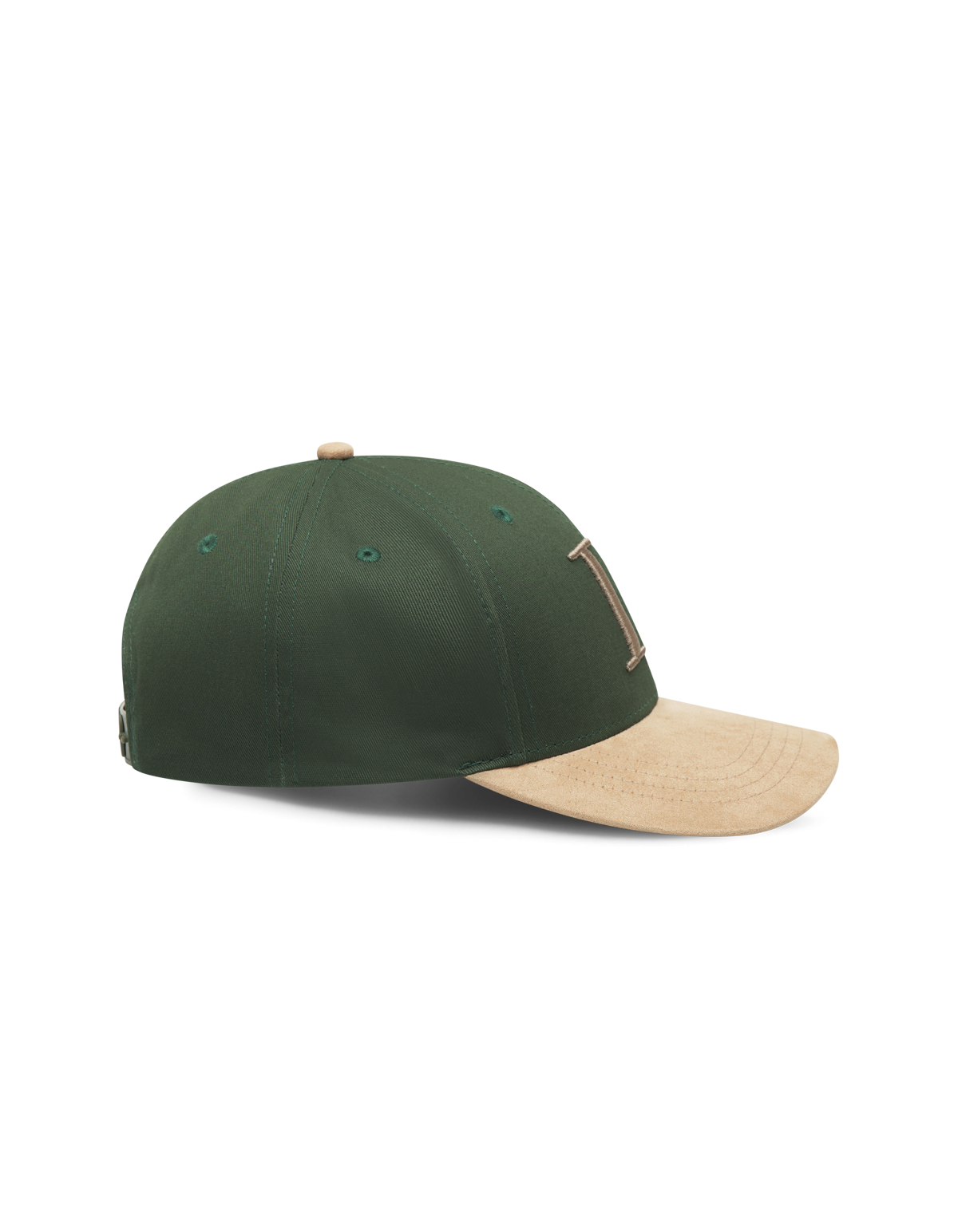 Baseball Cap Contrast Suede II - Dark Chive Green/Warm Sand