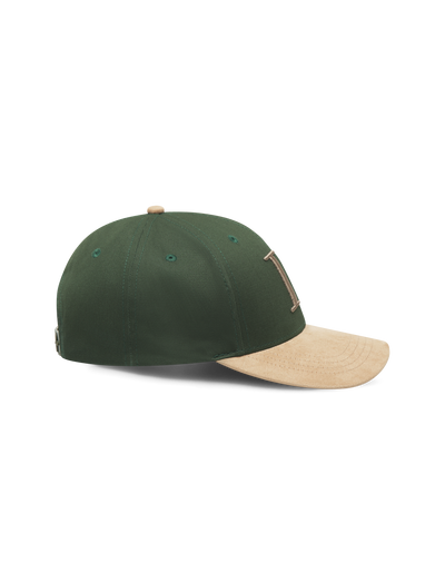 Baseball Cap Contrast Suede II - Dark Chive Green/Warm Sand