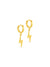 Lani Lightening Huggies - Gold Plating