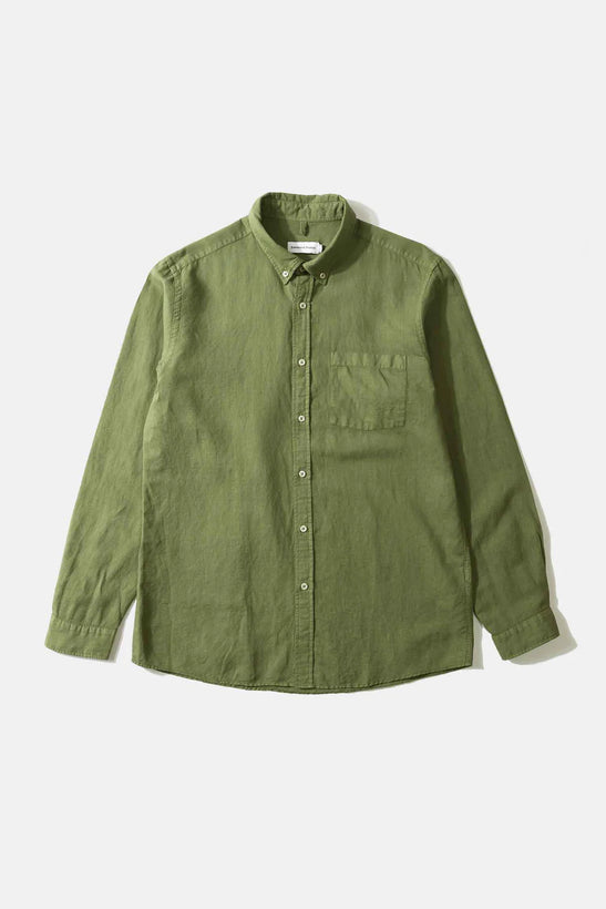 Linen Shirt - Plain Khaki