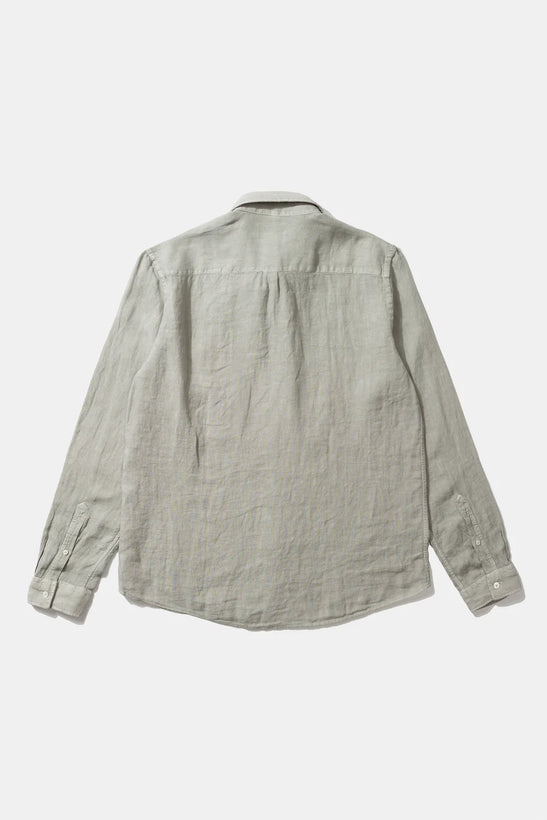 Linen Shirt - Plain Taupe