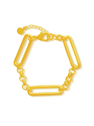 Lula Long Link Bracelet - Gold Plating