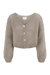 Cornelia Cropped Cardigan - Light Taupe