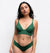 Body Contour Underwired Longline Bralette - Forest Green