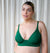 Body Contour Underwired Longline Bralette - Forest Green