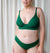 Body Contour Underwired Longline Bralette - Forest Green