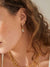 Magma Textured Studs - Gold Plating