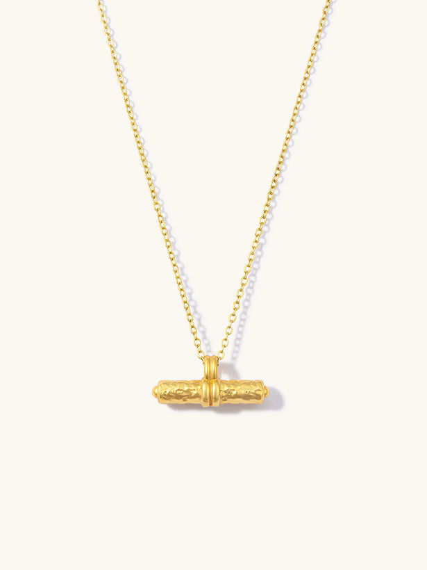 Margot T - Bar Necklace - Gold Plating