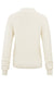 Rib Sweater with Collar - Ivory White