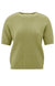 Raglan Short Sleeve Sweater - Olive Green