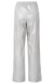 Metallic Faux Leather Wide Leg Trousers - Silver Metallic