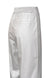 Metallic Faux Leather Wide Leg Trousers - Silver Metallic