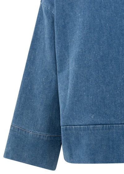 Denim Jacket w. Pocket - Blue Denim