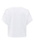 Jersey Top with Folded Details - Pure White