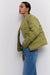 Short Quilted Jacket - Olive Green