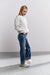 Boucle Cardigan with Colourful Accents - Off White